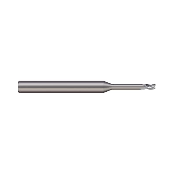End Mill, 2 Flute, Corner Radius, 0.500 mm Cutter dia